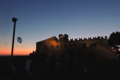 Il-tramonto-con-telescopi-castello-santa-severa-10-agosto-2019